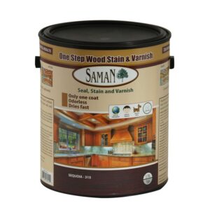 One step wood stain and varnish SamaN Stains and varnishes