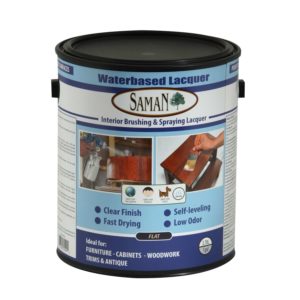 Water based lacquer SamaN Stains and varnishes
