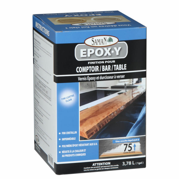 Epoxy pour comptoir, bar et table SamaN