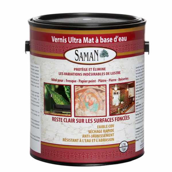 Vernis ultra-mat à base d'eau SamaN