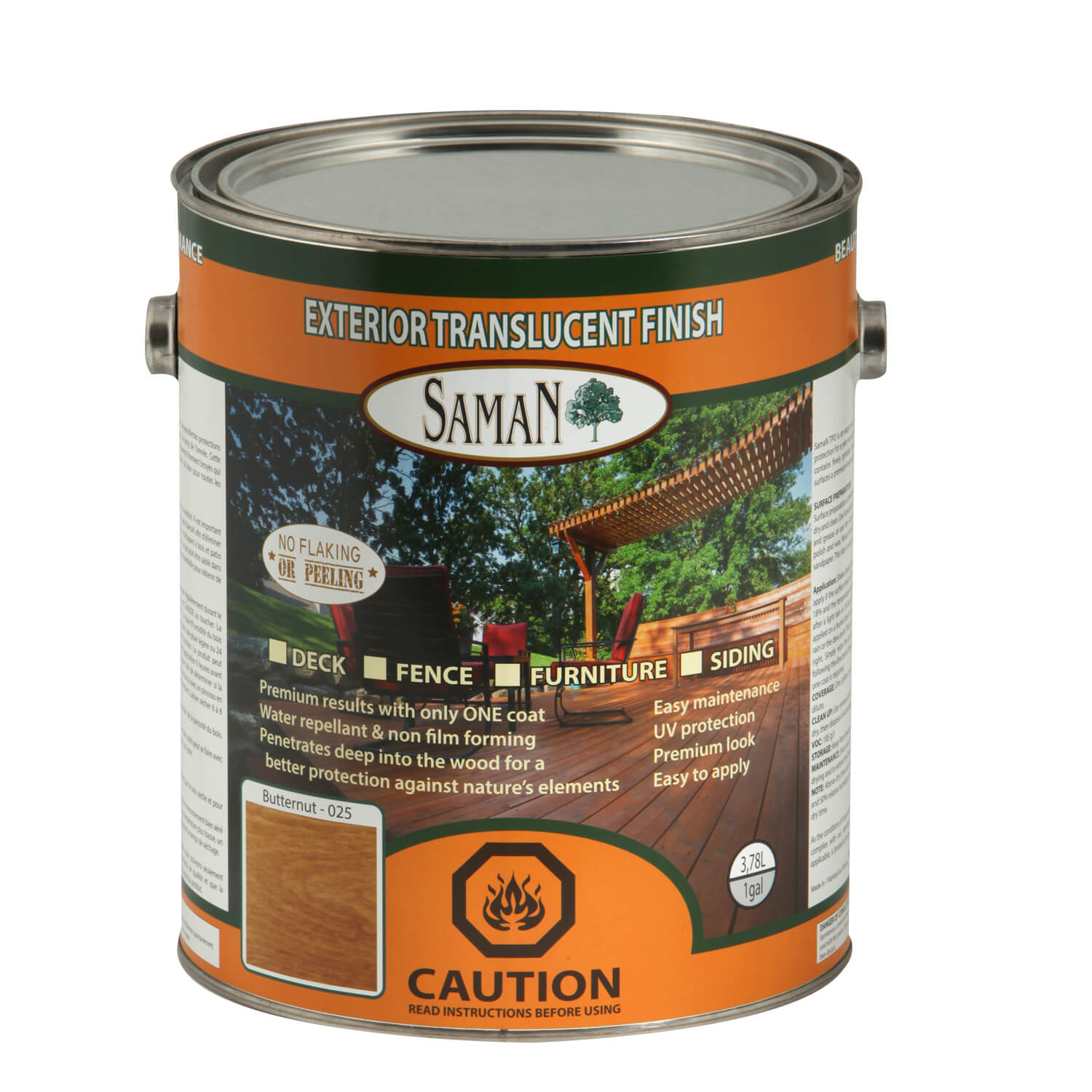 Exterior translucent penetrating oil SamaN